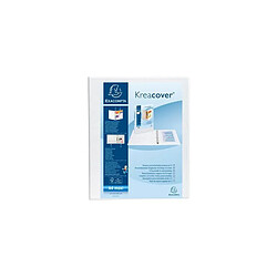 EXACOMPTA Classeur personnalisable Kreacover, A4 Maxi, blanc ()