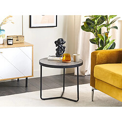 Beliani Table d'appoint Table basse MDF Gris MELODY