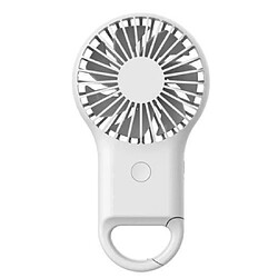 Mini Ventilateur Portable USB Rechargeable 800mAh Batterie 3 niveaux de vitesse du vent LED Lumière colorée