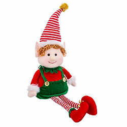 BigBuy Christmas Décorations de Noël Multicouleur Foam Tissu Enfant Elfe 40 cm