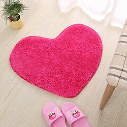 Avis Wewoo Tapis de Bain Antidérapants en Forme de Coeur de Décoration de MaisonTaille 70 * 80CM Chameau Clair