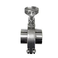 32mm SS304 2 Ferrure de soudure sanitaire + 1 Tri Clamp + 1 joint d'étanchéité en PTFE NOUVEAU