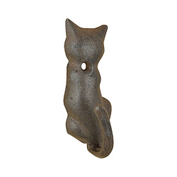 Esschert Design Patère queue d'animal en fonte (Lot de 2) Chat