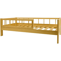 Velinda Lit enfant scandinave 160x80 bois naturel