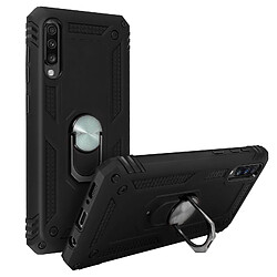 Avizar Coque Galaxy A50 Bi matière Rigide et Souple Bague Support Vidéo noir