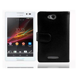 Avis Cadorabo Coque Sony Xperia C Etui en Noir