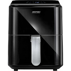 Mpm Friteuse à air chaud de 4,5 litres - Affichage LED numérique - Friteuse à air chaud de 1 400 W - Noir