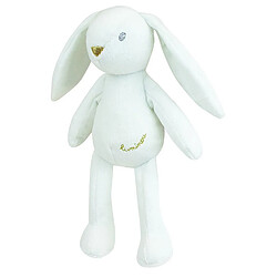 Jemini/Fun House Luminou peluche doudou lapin blanc tout doux lumineux +/- 20 cm