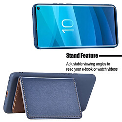 Avis Wewoo étuis Coque Housse Étui de protection en TPU texturé à texture litchi avec feuille magnétique pour Galaxy S10, emplacements pour cartes, support et porte-monnaie (vert)