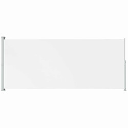 vidaXL Auvent latéral rétractable de patio 200x500 cm Crème