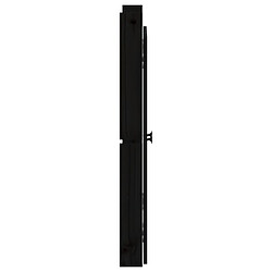 Acheter vidaXL Portes de cuisine d'extérieur noir 50x9x82cm bois de pin massif