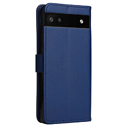 Acheter Htdmobiles Housse pour Google Pixel 6a 5G - etui coque pochette portefeuille + film ecran - BLEU