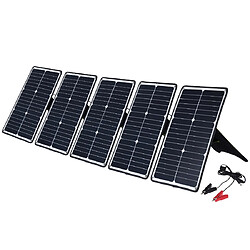 Yonis Kit Portable 5 panneaux solaires 100W