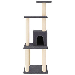 Avis Arbre à chat avec griffoirs,niche pour chat en sisal Gris foncé 105 cm -MN61498