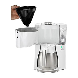 Machine a café MELITTA - Look V Therm Perfection 1025-15 Blanc/Acier Brossé pas cher