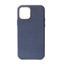 Decoded Coque pour iPhone 12 Mini en cuir Bleu