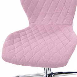 Avis Chaise de bureau / chaise d'enfant pour enfant JOY II en tissu rose hjh OFFICE