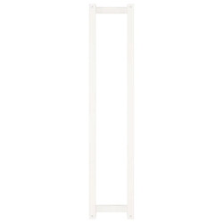 Helloshop26 Porte-serviette blanc 23x18x110 cm bois de pin massif 02_0005499