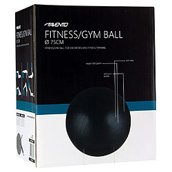 Avis Avento Ballon de fitness/d'exercice Diamètre 75 cm Noir