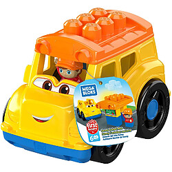 Mega Bloks Bus Scolaire de blocs de construction de 6 pièces pour bébé et enfant de 1 à 5 ans