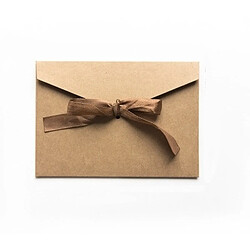 Wewoo 20 PCS Vintage Kraft Papier Enveloppe Multifonction DIY Ruban Carte Postale Petite Métier