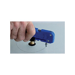 Cutter universel multifonctions World Tool - Venteo - Bleu- Adulte - Outil qui permet de couper en courbe/circulaire/droite