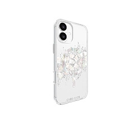 CASE MATE Coque pour Apple iPhone 16 Plus MagSafe Modèle Karat "Touch of Pearl" Nacrée Gris