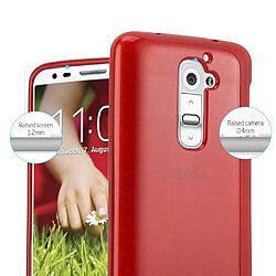 Avis Cadorabo Coque LG G2 Etui en Rouge