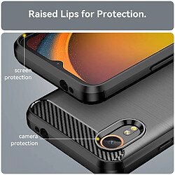 Avis Htdmobiles Coque pour Samsung Galaxy Xcover 7 - housse etui silicone gel carbone + film ecran - NOIR