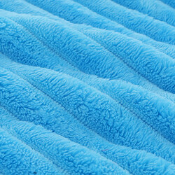 Acheter flanelle velours jeter taie d'oreiller housse de coussin pour divan-lit divan bleu ciel