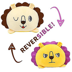 Universal Poupée mignonne réversible retourner le jouet en peluche un jouet en peluche avec des expressions double face et une relaxation