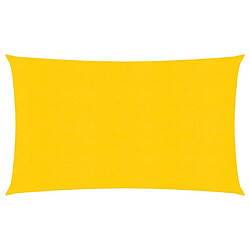 Helloshop26 Voile d'ombrage 160 g/m² 2 x 5 m PEHD jaune 02_0009119