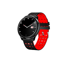 YP Select 1.22 pouces Écran couleur Pression artérielle Moniteur de fréquence cardiaque Sport Bluetooth Smart Wristband Watch-Rouge