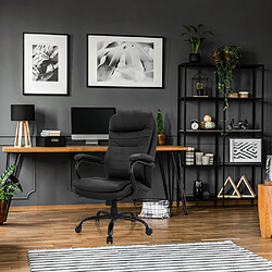 Siège de bureau / fauteuil de direction RELAX XXL B PU noir hjh OFFICE pas cher