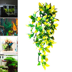 Plantes Aquatiques Artificielles D'aquarium Multicolore Pour Le Ménage Et Le Bureau 12 Pouces 30cm pas cher