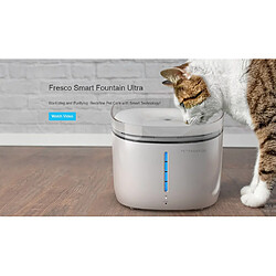 Avis Universal Ultra-ultraviolet Sterilisation Animaux Chats Chiens Fontaine Intelligente 3 Filtration Purification Répartiteur d'eau Commande d'application | Télécommande Intelligente