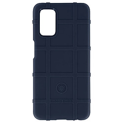 Avizar Coque Samsung Galaxy A32 Carreaux Relief Souple Renforcé Anti-trace bleu nuit