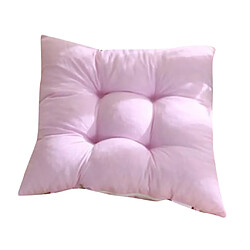 Coussin de coussin de chaise carrée pour bureau à domicile 40x40cm rose pas cher