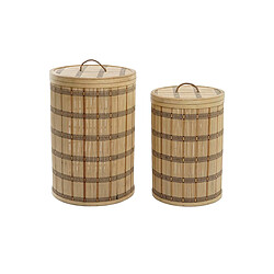 Set de basket DKD Home Decor 40 x 40 x 63 cm Bambou