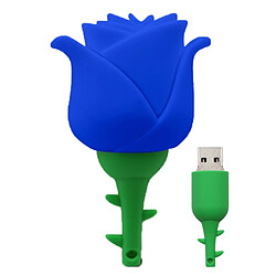 Wewoo Clé USB Creative Rose U Disk MicroDrive 64 Go USB 2.0 bleu