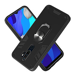 Coque en TPU hybride 2 en 1 amovible avec béquille noir pour votre OPPO A9 (2020)/A5 (2020)/A11/A11x