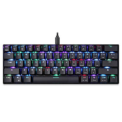 Universal Clavier mécanique rétroéclairé RGB 61 clefs clavier de jeu 2ms vitesse de réponse toutes les touches anti-fantômes | clavier interrupteur bleu