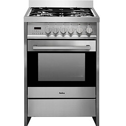 Cuisinière gaz a 68l 4 feux inox - acme2005x - AMICA 