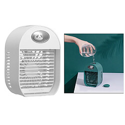 Mini Climatiseur 3 En 1 Ventilateur De Refroidissement Humidificateur Purificateur Veilleuse Blanc pas cher