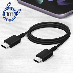 Acheter Câble USB-C vers USB-C Charge rapide 1 mètre D'origine Samsung EP-DG977BWE Noir