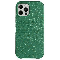 Coque en TPU + paille de blé entièrement biodégradable pour votre iPhone 11 Pro 5.8 pouces - vert armé