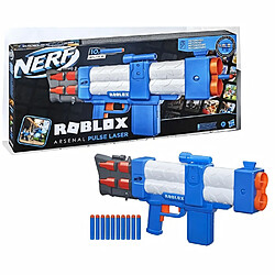 NERF - Roblox Arsenal - Blaster motorisé Pulse Laser - 10 fléchettes NERF - - chargeur et code pour objet virtuel dans le jeu