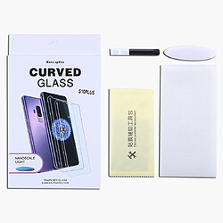 Wewoo Film de verre trempé plein écran de colle UV pleine courbe pour Huawei P20 Lite pas cher