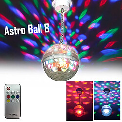 Ibiza light Jeu de lumière RGBWA double effet Astro-ball8 avec télécommande - 8" / 20cm