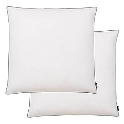 vidaXL Oreiller 2 pcs Remplissage de duvet 80 x 80 cm Blanc